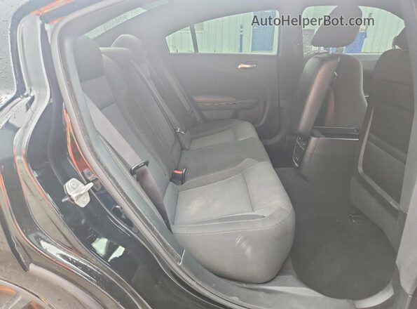 2C3CDXJG6KH710660 2019 DODGE CHARGER Black Rear seats view