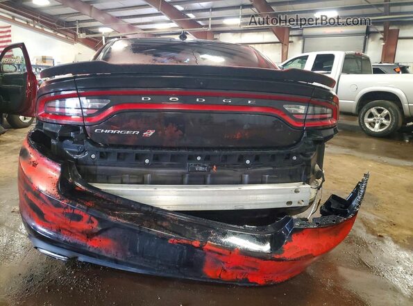2C3CDXJG6NH195017 2022 DODGE CHARGER Black უკანა ხედი