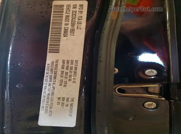 2C3CDXJG6NH195017 2022 DODGE CHARGER Black ძრავის განყოფილების ხედი