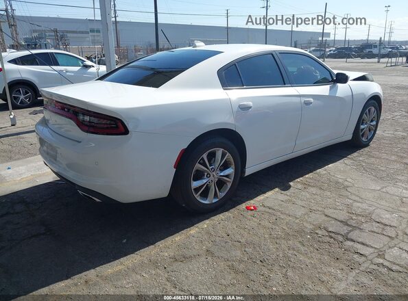 2C3CDXJG6NH214133 2022 DODGE CHARGER White Հետևի աջ