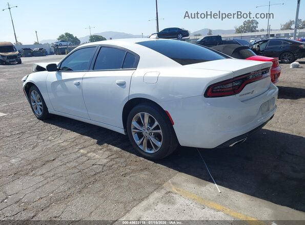2C3CDXJG6NH214133 2022 DODGE CHARGER White Հետևի ձախ