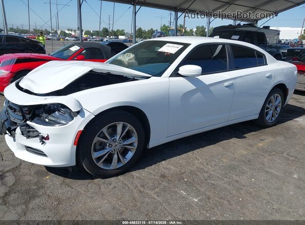 2C3CDXJG6NH214133 2022 DODGE CHARGER White Առջևի ձախ երեք քառորդ տեսարան