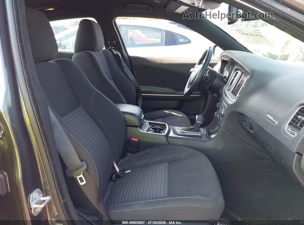 2C3CDXJG7KH589475 2019 DODGE CHARGER Gray Widok wnętrza z przodu