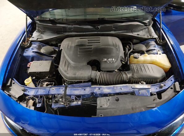 2C3CDXJG7KH638271 2019 DODGE CHARGER Blue Vista trasera