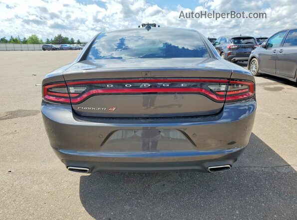2C3CDXJG7PH519952 2023 DODGE CHARGER Charcoal უკანა ხედი