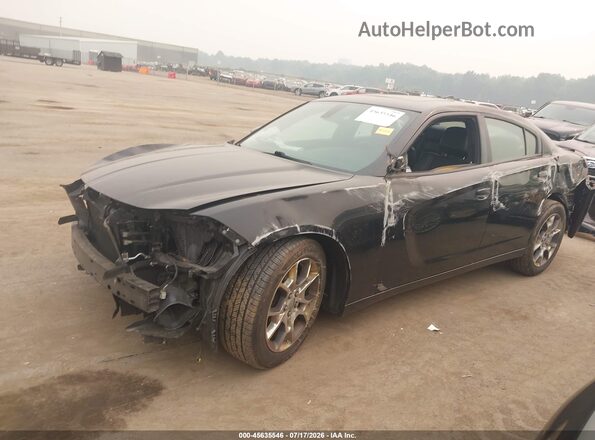 2C3CDXJG8GH319839 2016 DODGE CHARGER Black Front left