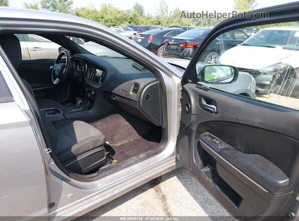 2C3CDXJG8GH341291 2016 DODGE CHARGER Silver Вид салону спереду