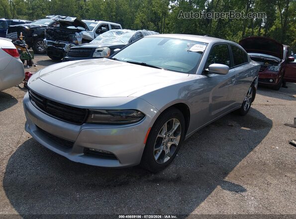 2C3CDXJG8GH341291 2016 DODGE CHARGER Silver Передня ліва чверть