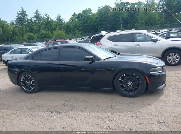 2C3CDXJG8HH645240 2017 DODGE CHARGER Black Вид задньої частини салону
