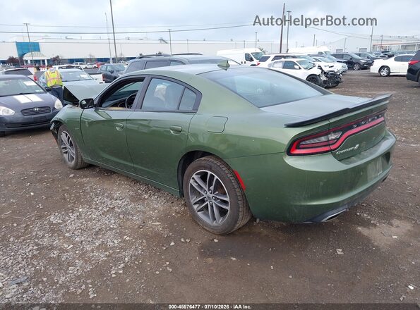 2C3CDXJG8JH262405 2018 DODGE CHARGER Зеленый Задняя левая четверть