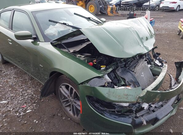 2C3CDXJG8JH262405 2018 DODGE CHARGER Зеленый Вид спереди