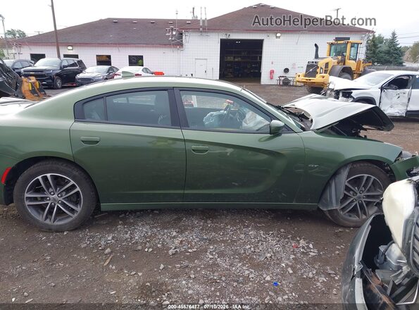 2C3CDXJG8JH262405 2018 DODGE CHARGER Зеленый Панорамный вид салона 360°