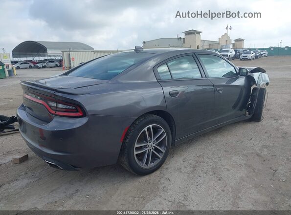2C3CDXJG8KH545310 2019 DODGE CHARGER Gray Задня права чверть