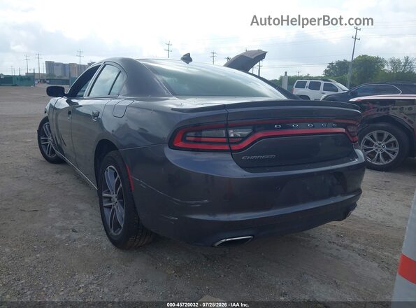 2C3CDXJG8KH545310 2019 DODGE CHARGER Gray Задня ліва чверть