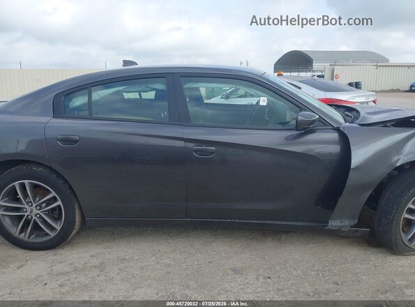 2C3CDXJG8KH545310 2019 DODGE CHARGER Gray Вид задньої частини салону