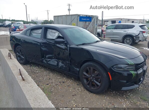 2C3CDXJG8LH200926 2020 DODGE CHARGER Black Front view
