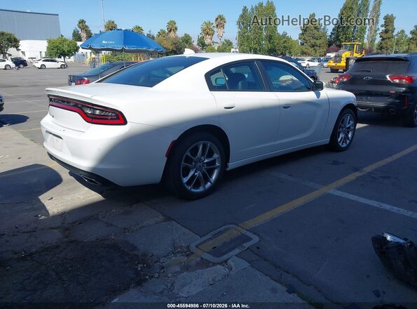 2C3CDXJG8NH167364 2022 DODGE CHARGER White Trasero derecho