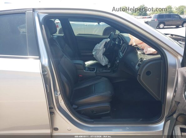 2C3CDXJG9GH282106 2016 DODGE CHARGER Gray Front interior view