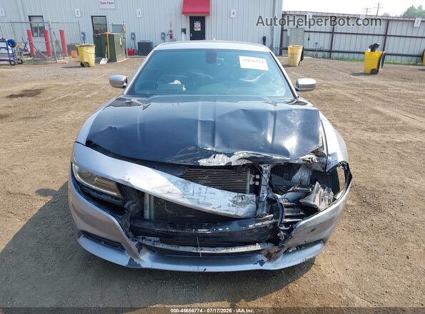 2C3CDXJG9GH286432 2016 DODGE CHARGER Silver Rear interior view