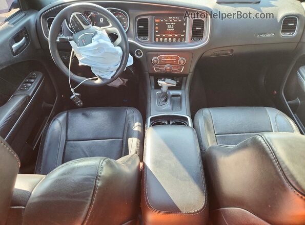 2C3CDXJG9GH306680 2016 DODGE CHARGER Black წინა პანელის ხედი