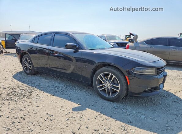 2C3CDXJG9JH222303 2018 DODGE CHARGER Black Front right