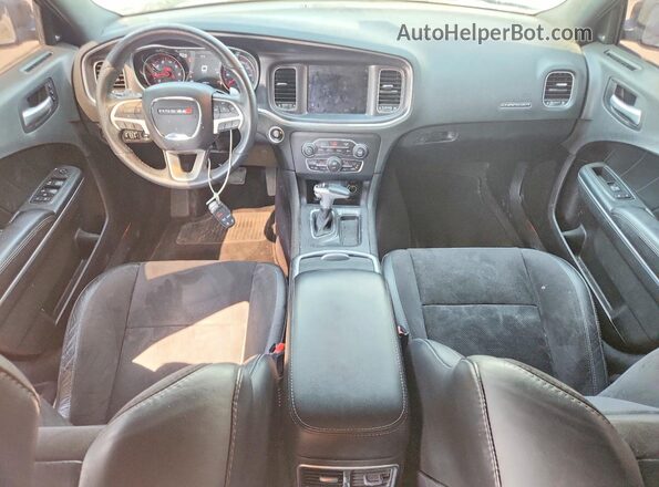2C3CDXJG9JH222303 2018 DODGE CHARGER Black Dashboard view
