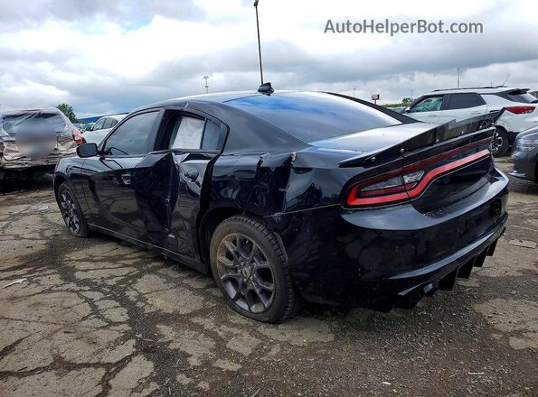 2C3CDXJG9JH230840 2018 DODGE CHARGER Black Tył lewy