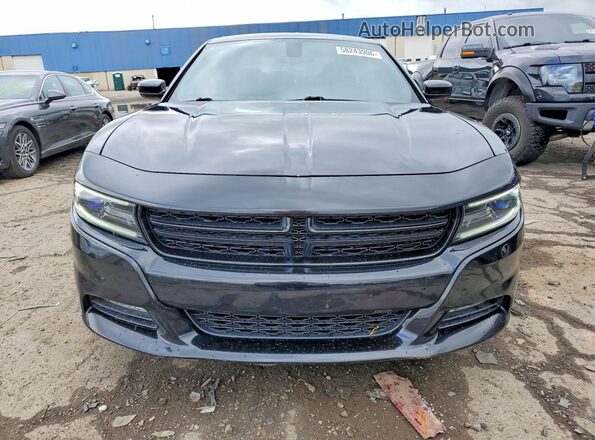 2C3CDXJG9JH230840 2018 DODGE CHARGER Black Widok z przodu