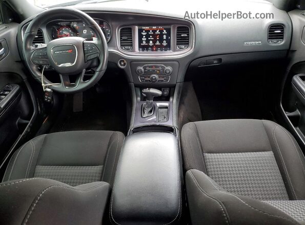 2C3CDXJG9JH230840 2018 DODGE CHARGER Black Widok deski rozdzielczej