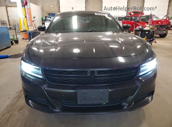 2C3CDXJG9JH235665 2018 DODGE CHARGER Черный Вид спереди