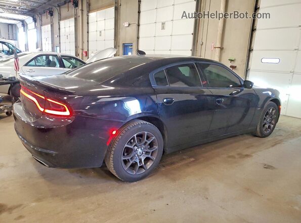 2C3CDXJG9JH235665 2018 DODGE CHARGER Черный Задняя правая четверть