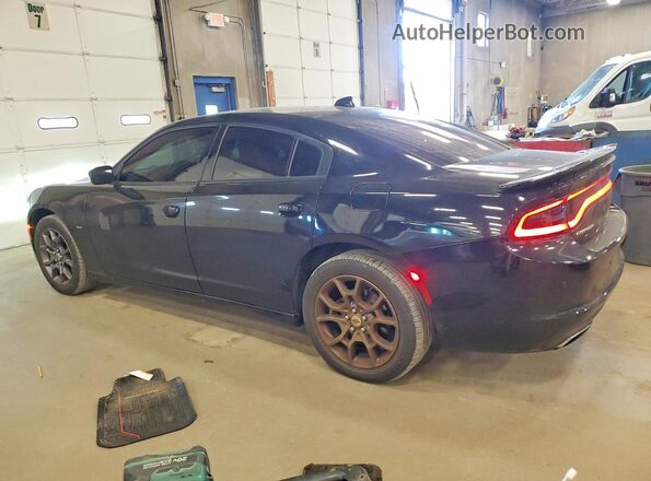 2C3CDXJG9JH235665 2018 DODGE CHARGER Черный Задняя левая четверть