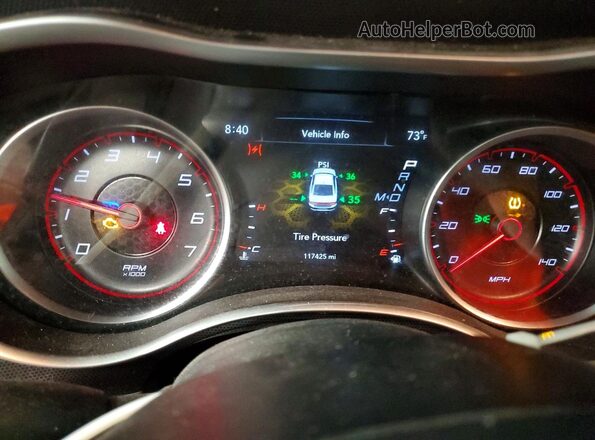 2C3CDXJG9JH235665 2018 DODGE CHARGER Черный Вид щитка приборов