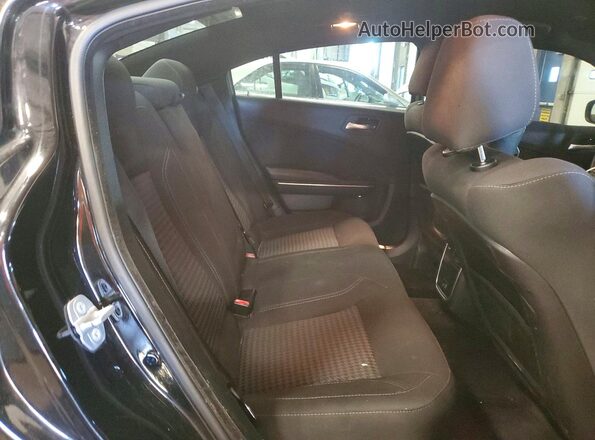 2C3CDXJG9JH235665 2018 DODGE CHARGER Черный Вид задних сидений