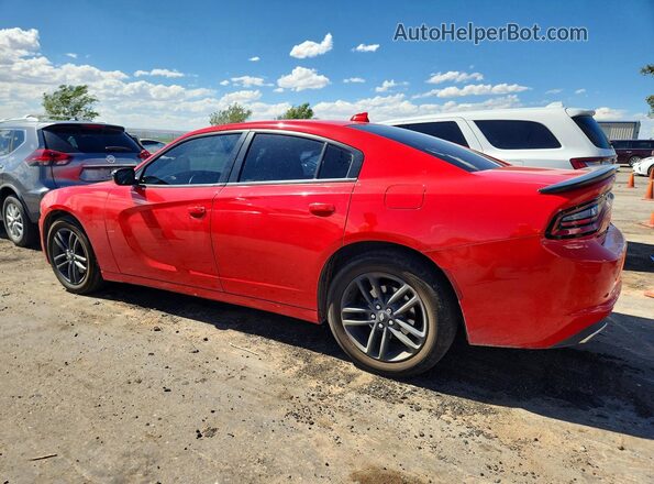 2C3CDXJG9KH728800 2019 DODGE CHARGER Red Задня ліва чверть