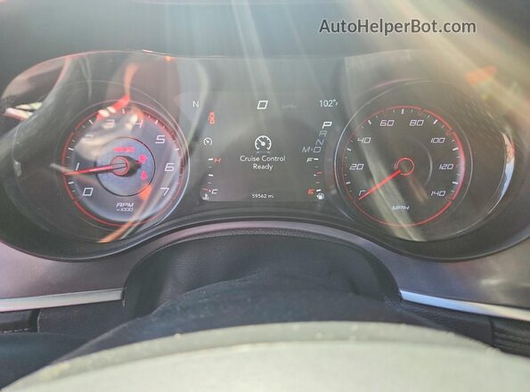 2C3CDXJG9KH728800 2019 DODGE CHARGER Red Вид щитка приладів