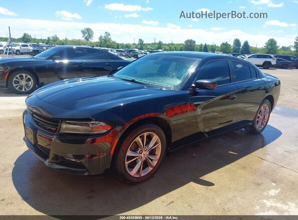 2C3CDXJG9LH196031 2020 DODGE CHARGER Black Передня ліва чверть