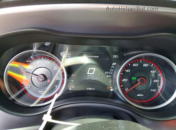 2C3CDXJG9NH265061 2022 DODGE CHARGER Белый Вид щитка приборов