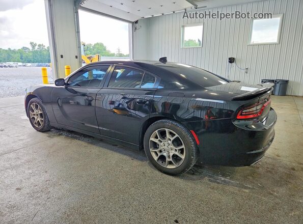 2C3CDXJGXGH268005 2016 DODGE CHARGER Black Հետևի ձախ