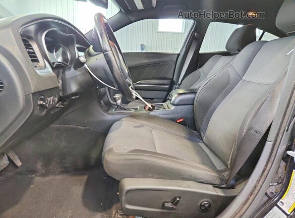 2C3CDXJGXGH268005 2016 DODGE CHARGER Black Սալոնի դիմացի տեսք