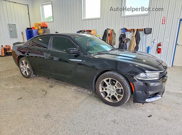 2C3CDXJGXGH268005 2016 DODGE CHARGER Black Առջևի աջ