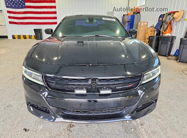 2C3CDXJGXGH268005 2016 DODGE CHARGER Black Դիմացի տեսք