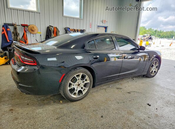 2C3CDXJGXGH268005 2016 DODGE CHARGER Black Հետևի աջ