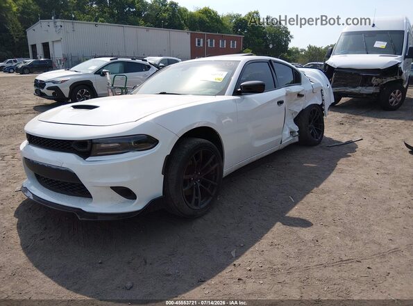 2C3CDXJGXGH341793 2016 DODGE CHARGER White Vista tres cuartos delantera izquierda