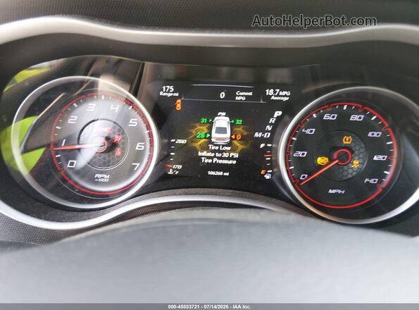 2C3CDXJGXGH341793 2016 DODGE CHARGER White Vista de los asientos traseros