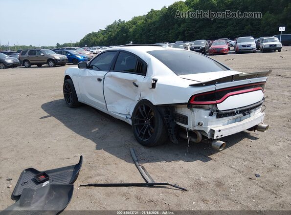 2C3CDXJGXGH341793 2016 DODGE CHARGER White Trasero izquierdo