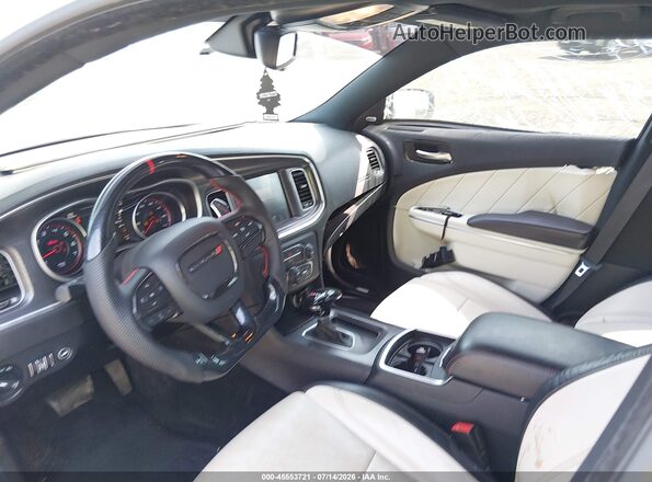 2C3CDXJGXGH341793 2016 DODGE CHARGER White Vista interior delantera