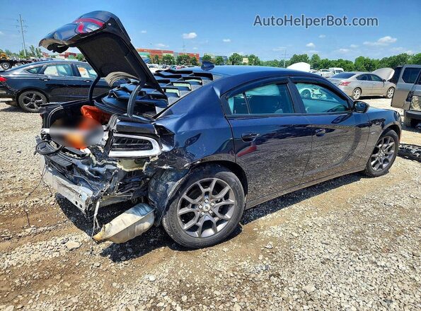 2C3CDXJGXJH285054 2018 DODGE CHARGER Black Tył prawy
