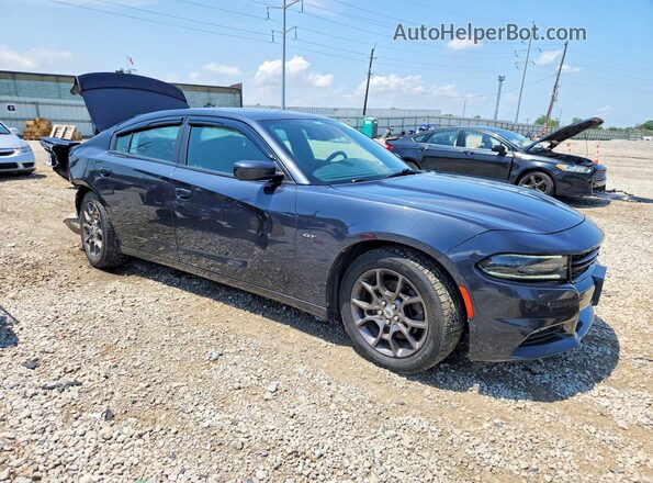 2C3CDXJGXJH285054 2018 DODGE CHARGER Black Przód prawy