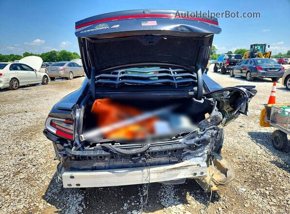 2C3CDXJGXJH285054 2018 DODGE CHARGER Black Widok z tyłu